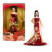 Barbie Signature Lunar New Year Fashion Doll Wearing Red Dress with Golden Peony Print, Collectible Holiday Toy, JJX83