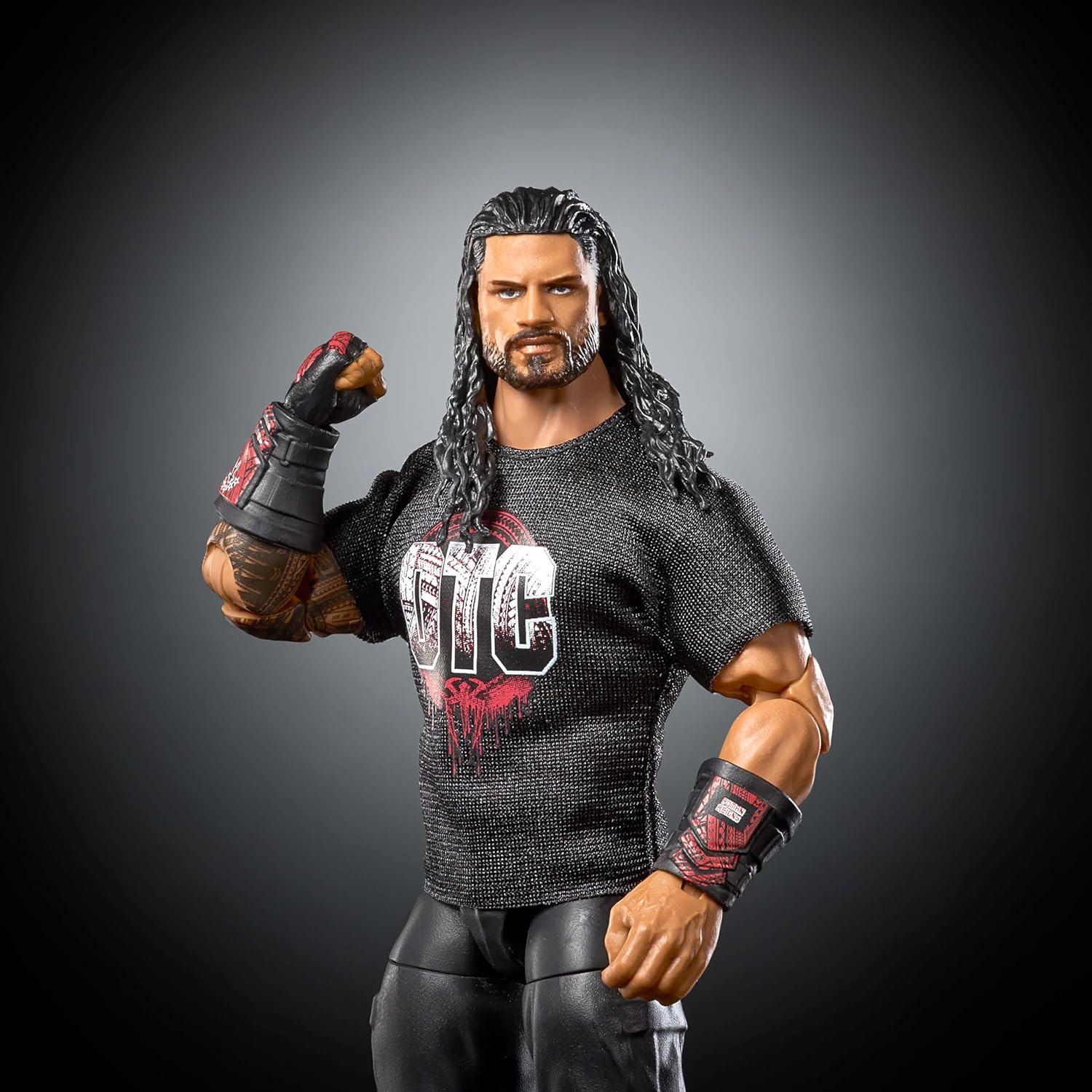 Mattel WWE Elite Action Figure & Accessories, Series #123 Set, 6-inch Collectible Roman Reigns with 25 Articulation Points & Swappable Hands, JHT62