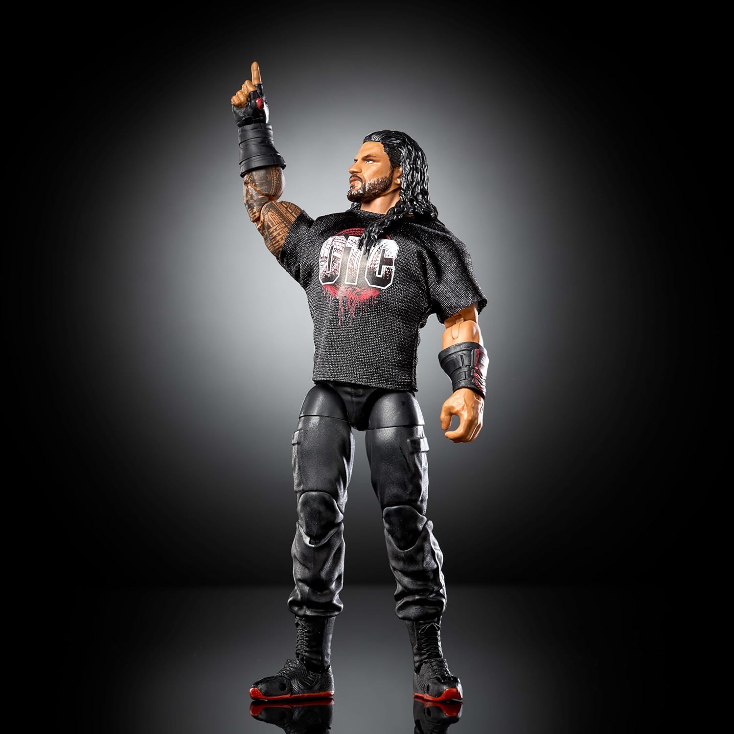 Mattel WWE Elite Action Figure & Accessories, Series #123 Set, 6-inch Collectible Roman Reigns with 25 Articulation Points & Swappable Hands, JHT62