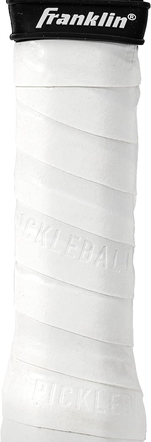 Franklin Sports Pickleball Paddle Overgrips – Provides Extra Grip – Slight Tackiness – Durable & Strong – White