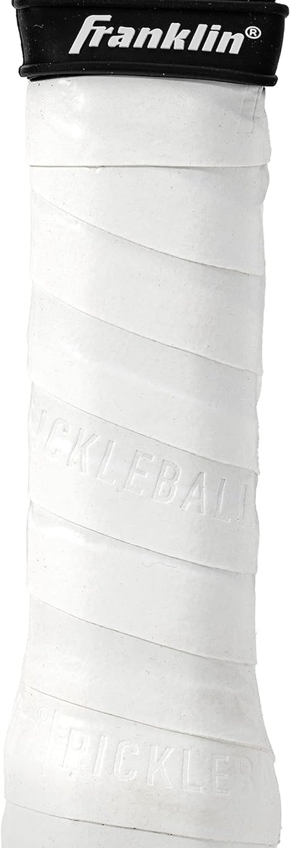 Franklin Sports Pickleball Paddle Overgrips – Provides Extra Grip – Slight Tackiness – Durable & Strong – White