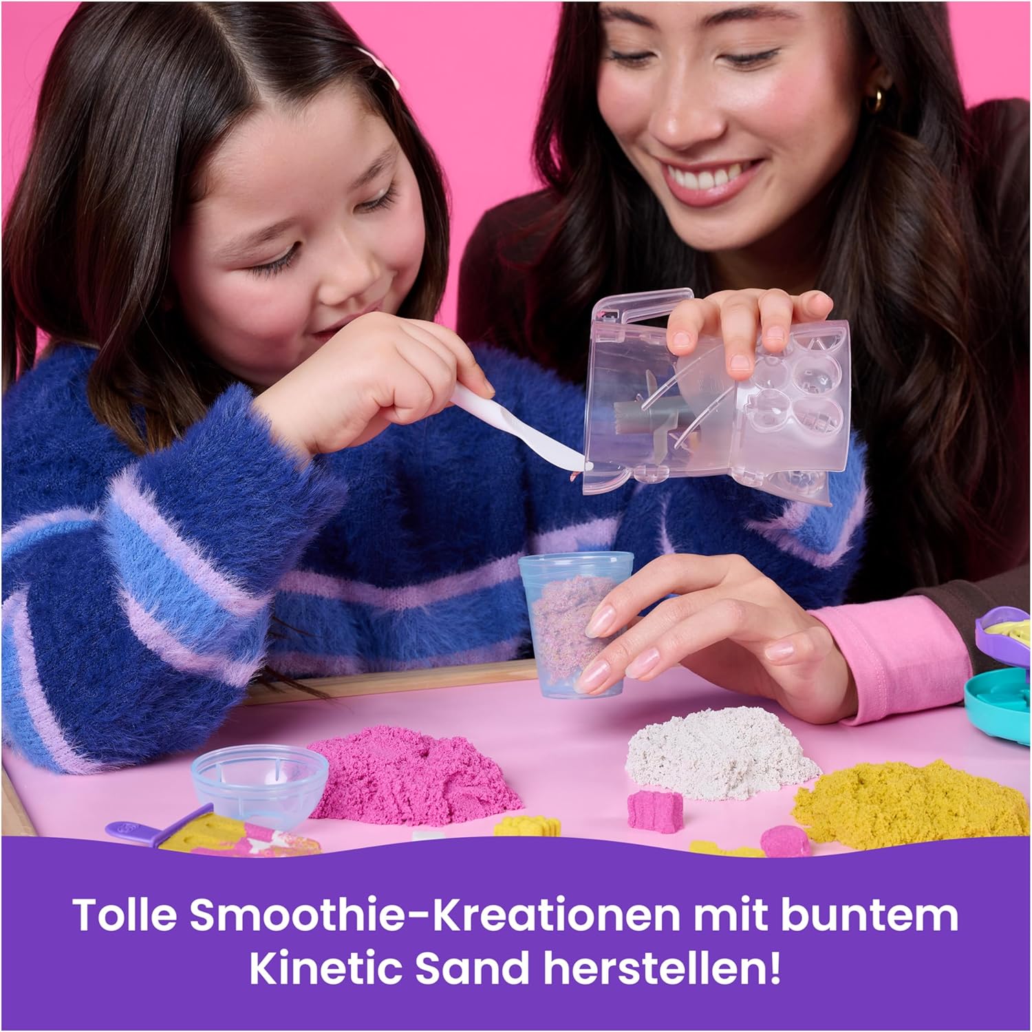 * Kinetic Sand Smoothie Mixer