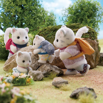 Sylvanian Families - 5814 Snow Leopard Family - Dollhouse speelsets