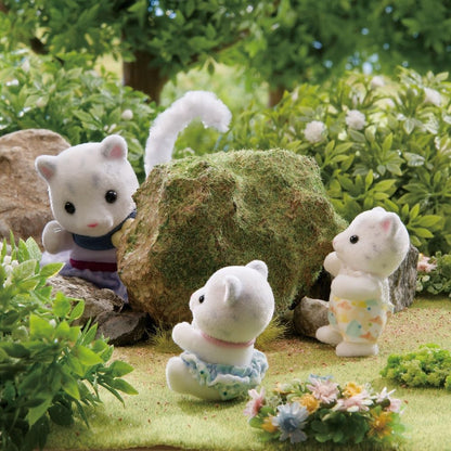 Sylvanian Families - 5814 Snow Leopard Family - Dollhouse speelsets