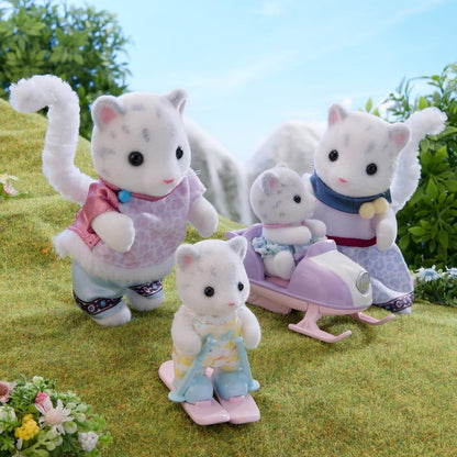Sylvanian Families - 5814 Snow Leopard Family - Dollhouse speelsets