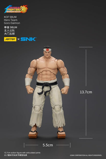 JOYTOY KOF The King of Fighters 98 Ultimate Match Hero Team Goro Daimon Actionfigur