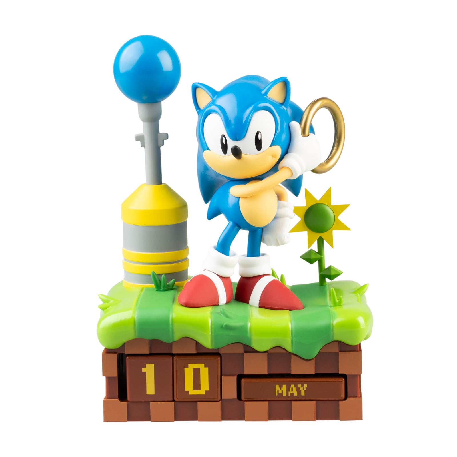 Grupo Erik Perpetual Calendar - Sonic The Hedgehog Gifts | Desk Calendar, Home Office Desk Accessories, Home Decor Accessories | Sonic Gifts For Friends