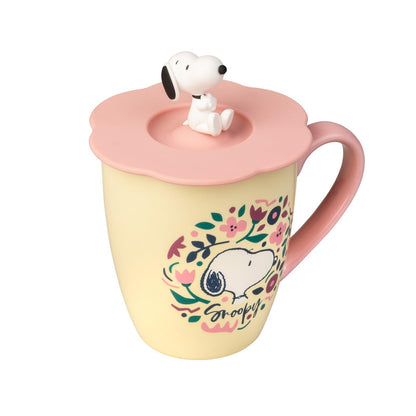 Grupo Erik Ceramic Mug with Lid - Snoopy Gifts for Dog Lovers | 12.3 oz - 350 ml Coffee Mug Tea, Cool Mugs and Cups | Dog Gifts for Women & Men