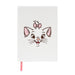 Grupo Erik A5 Notebook Hardback - Disney The Aristocats Cat Stationery | Plush Cover, Squared Paper Note Book, Squared Notebook A5 Sketchbook | Disney Gifts For Cat Lovers