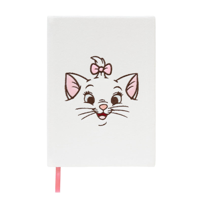 Grupo Erik A5 Notebook Hardback - Disney The Aristocats Cat Stationery | Plush Cover, Squared Paper Note Book, Squared Notebook A5 Sketchbook | Disney Gifts For Cat Lovers