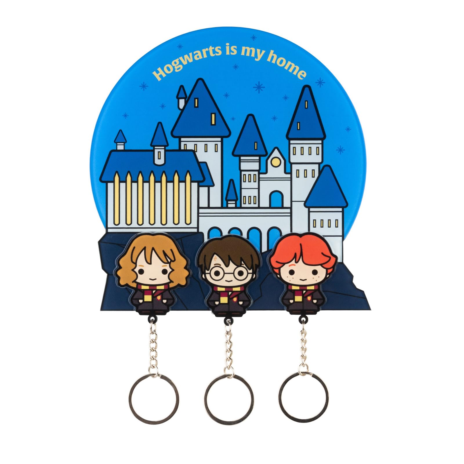 Grupo Erik | Porte-Clef Harry Potter avec 3 crochets | Porte-Clés Mural |Fans d’Harry Potter | Des cadeaux pour femme, homme et enfant sous Licence Officielle (16 x 16 cm