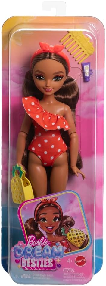 Barbie Dream Besties Beach Teresa Doll for Ages 4 and Up