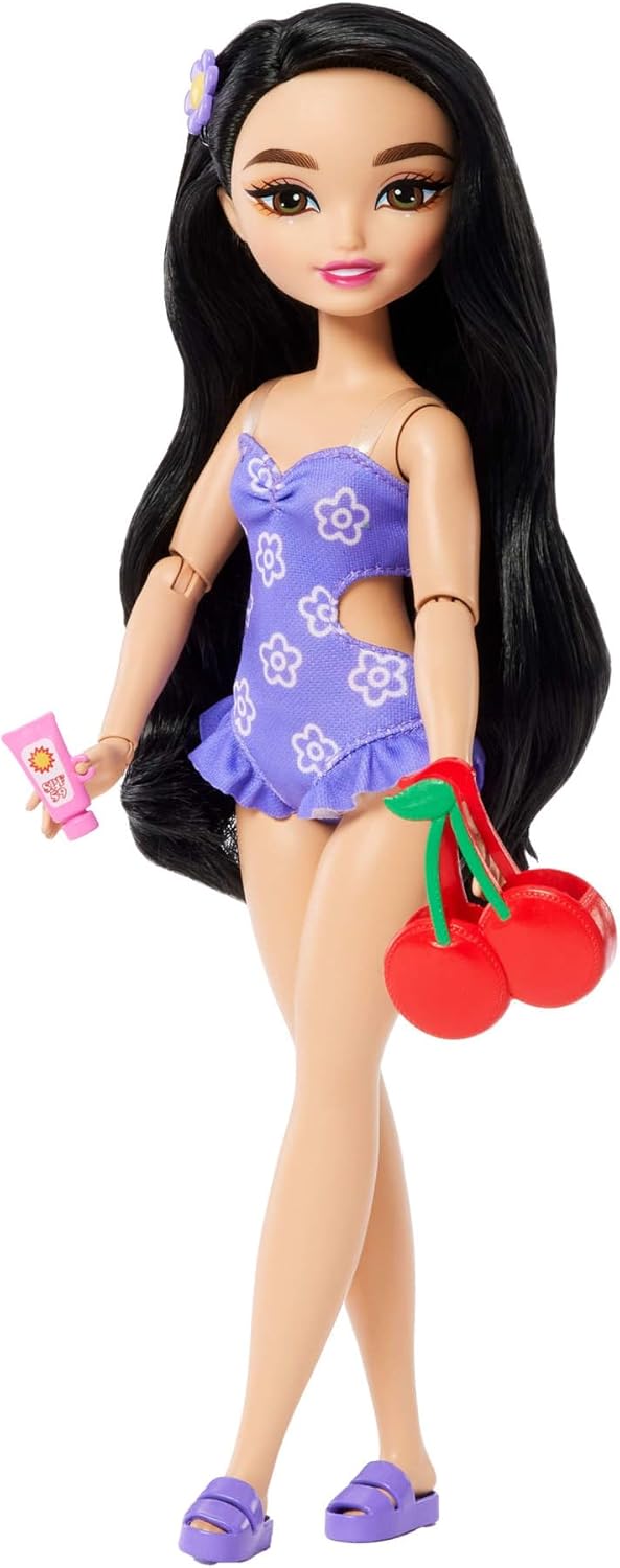 Barbie Dream Besties Beach Renee Doll for Girls Age 4+