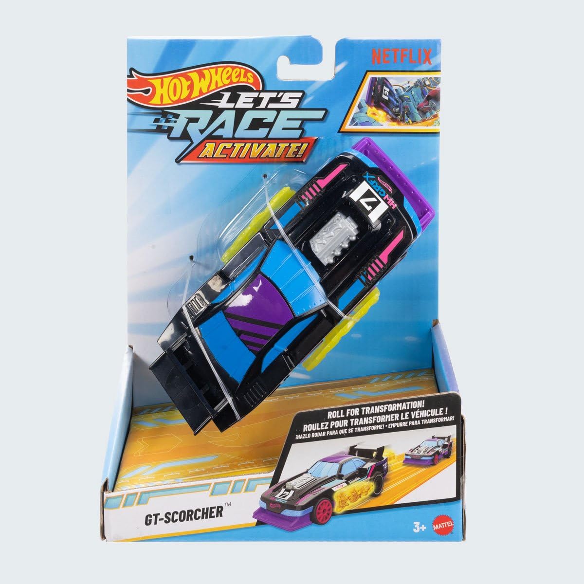Hot Wheels Let'S Race Power Activated Gt-Scorcher