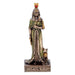 Nemesis Now Egyptian Queen Nefertari (Mini) 8.6cm – Ancient Egypt Sturdy Resin Figurine with Cat Companion, Bronze Finish Royal Collectible Decor