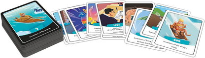 Asmodee | Timeline - Games & Leisure | Family Trivia Card Game | Ages 8+ | 2-6 Players | 15 Minutes Playing Time
