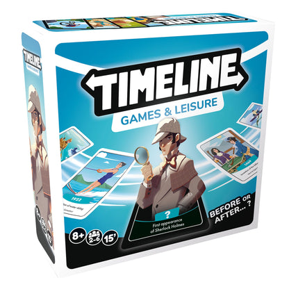 Asmodee | Timeline - Games & Leisure | Family Trivia Card Game | Ages 8+ | 2-6 Players | 15 Minutes Playing Time