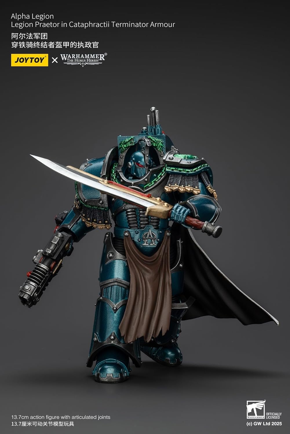 1:18 Warhammer The Horus Heresy Legion Praetor Cataphractii Terminator Action Figure