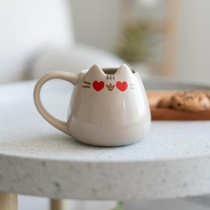 Grupo Erik Ceramic Mug - Pusheen Merchandise | 420 ml - 14.2 oz Coffee Mug Tea, Cool Mugs and Cups | Pusheen Gifts for Cat Lovers, Gifts Under 15 Pounds