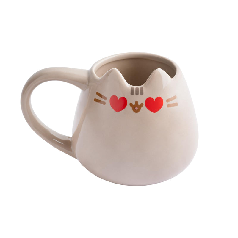 Grupo Erik Ceramic Mug - Pusheen Merchandise | 420 ml - 14.2 oz Coffee Mug Tea, Cool Mugs and Cups | Pusheen Gifts for Cat Lovers, Gifts Under 15 Pounds