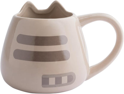 Grupo Erik Ceramic Mug - Pusheen Merchandise | 420 ml - 14.2 oz Coffee Mug Tea, Cool Mugs and Cups | Pusheen Gifts for Cat Lovers, Gifts Under 15 Pounds