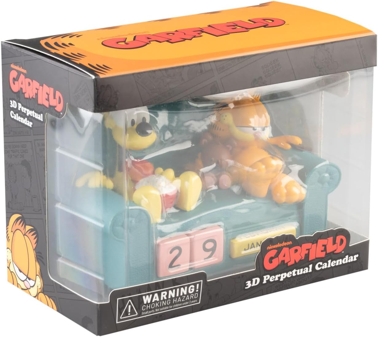 Grupo Erik Perpetual Calendar - Garfield Gifts for Cat Lovers | Desk Calendar, Home Office Desk Accessories, Home Decor Accessories | Dog & Cat Gifts
