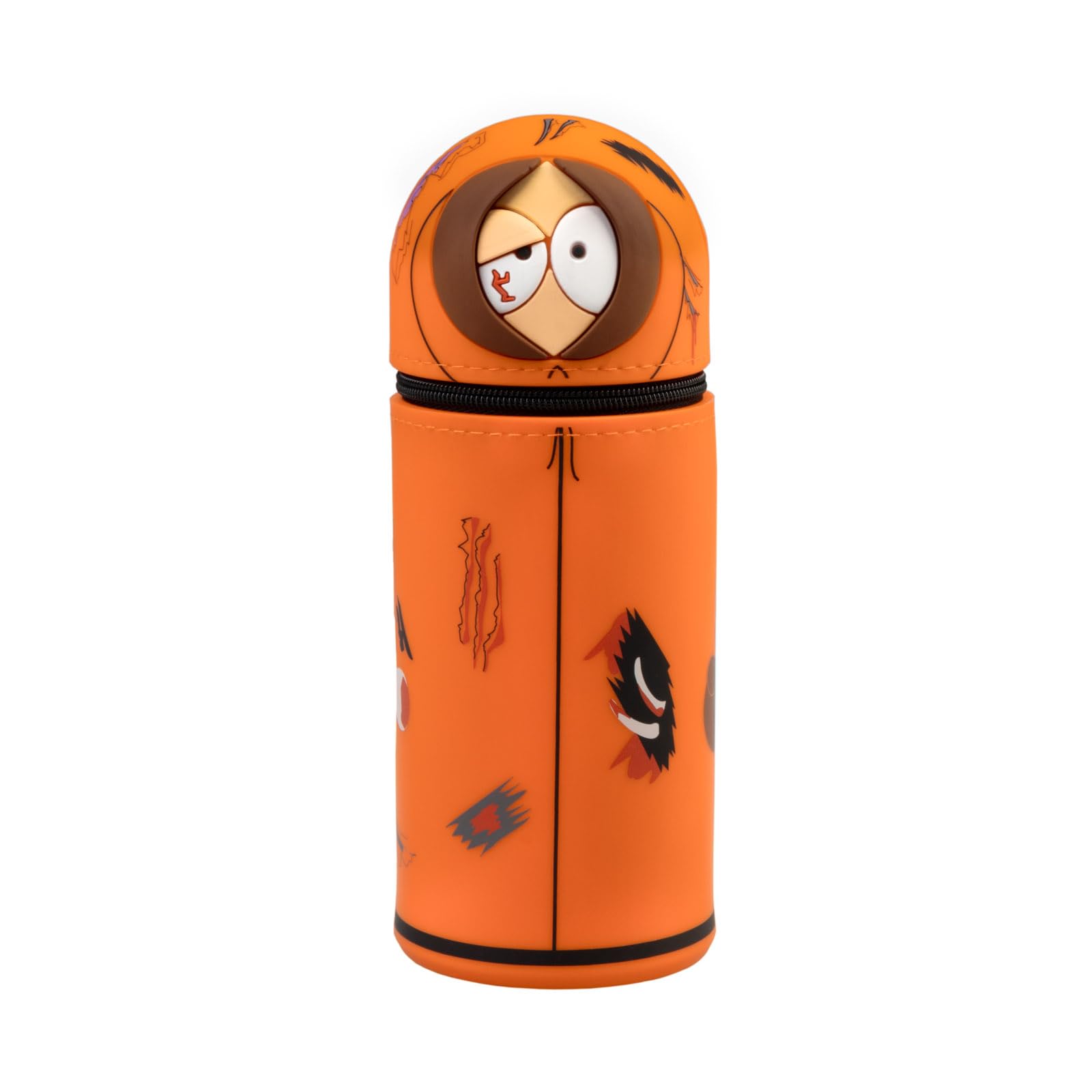 Grupo Erik Astuccio South Park Kenny 3D - Astuccio Scuola Piccolo in Morbido Silicone, Portapenne da Scrivania 2 in 1 | Back to School: Cancelleria Bambino e Bambina (7 x 18 cm
