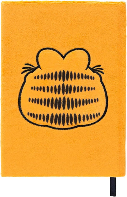 Grupo Erik A5 Notebook Hardback - Garfield Cat Stationery | Plush Cover, Lined Journal Note Book, Lined Notebook A5 Sketchbook | Garfield Gifts For Cat Lovers