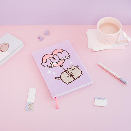 Grupo Erik A5 Notebook Hardback - Pusheen Stationery | Plush Cover, Lined Journal Note Book, Lined Notebook A5 Sketchbook | Pusheen Gifts For Cat Lovers