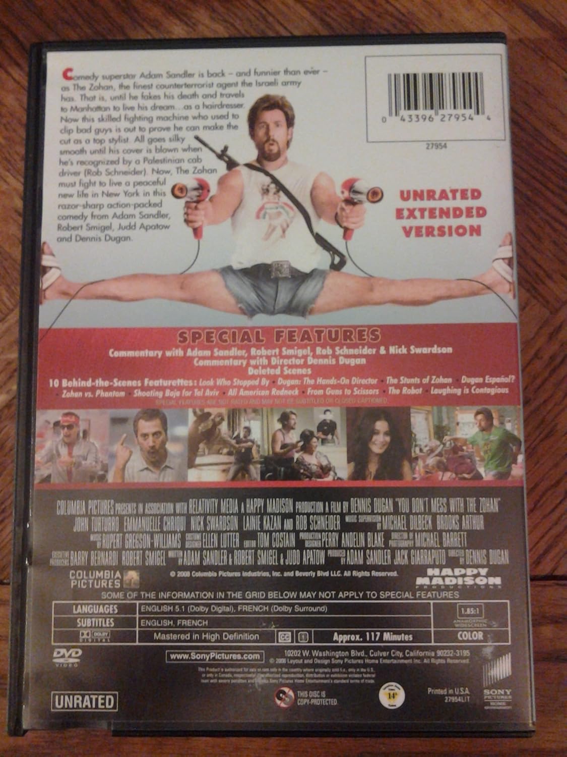 You Don't Mess with the Zohan (1-disc Extended Version