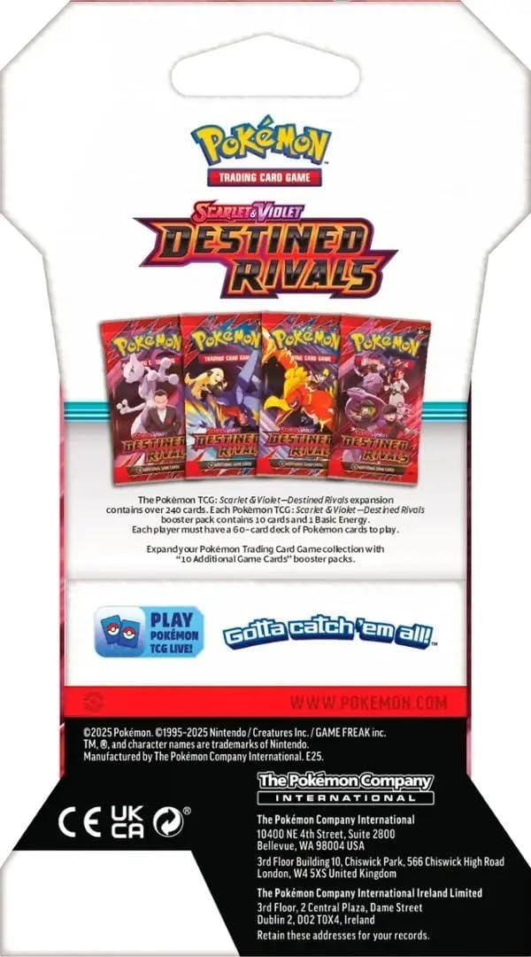 Pokemon TCG - Scarlet & Violet - Destined Rivals Sleeved Booster Pack