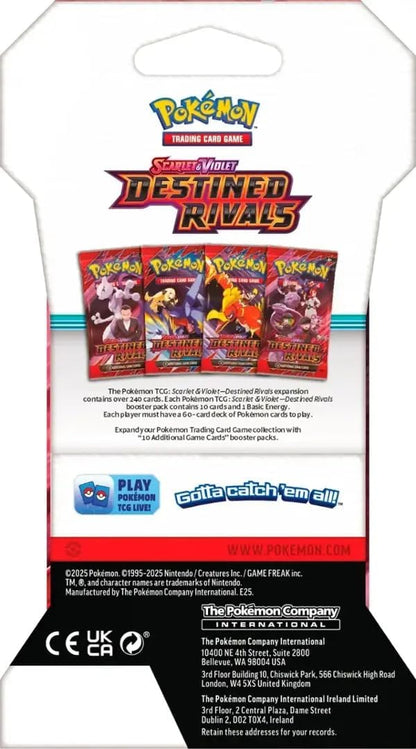 Pokemon TCG - Scarlet & Violet - Destined Rivals Sleeved Booster Pack