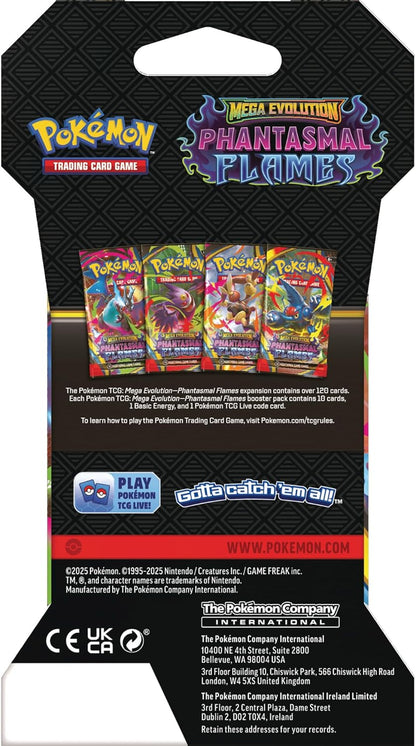 Pokemon TCG - Mega Evolutions - Phantasmal Flames - Sleeved Booster