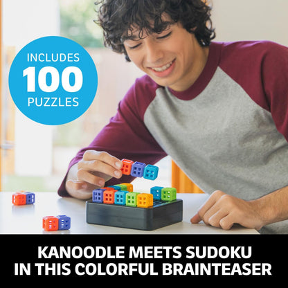 Learning Resources Juego de Ingenio Kanoodle SudoQube Rompecabezas Lógico 3D Multicolor