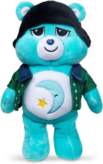 Basic Fun Care Bears x Stranger Things Bedtime Bear as Mike – 22 cm Plush – Limited Edition Collectible – Gift for Stranger Things Fans
