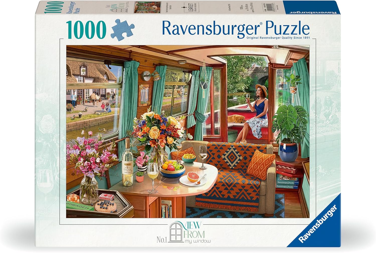 * View From My Window No 1 Canal Boat 1000Pc
