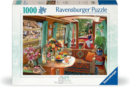 * View From My Window No 1 Canal Boat 1000Pc