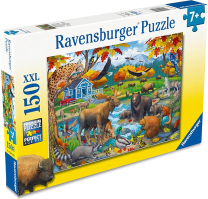 Ravensburger Wildlife Gathering Puzzle XXL de 150 pièces pour enfants de 7 ans et plus