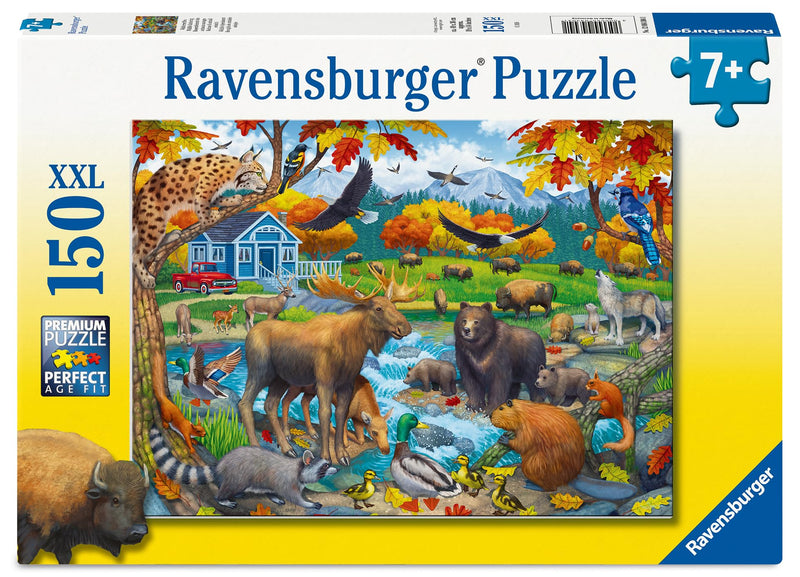 Ravensburger Wildlife Gathering Puzzle XXL de 150 pièces pour enfants de 7 ans et plus