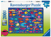 Ravensburger Funny Fish Friends Puzzle XXL 200 pièces pour enfants de 8 ans et plus