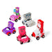Learning Resources Numberblocks Mini Vehicles Six to Ten, Counting Toy for Toddlers, Learning Toys for Kids 3-5, Travel Game for Toddlers, Gifts for Kids, Ages 3+