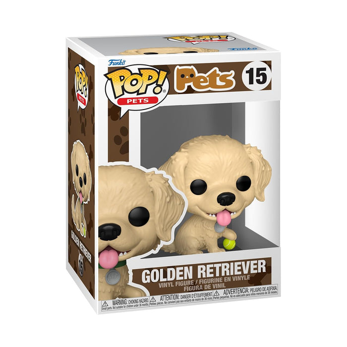 Funko Pop! Pets: Pets - Golden Retriever Retriever Collectable Vinyl Figure - Gift Idea - Official Merchandise - Toys for Kids & AdultsFans - Model Figure for Collectors and Display