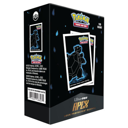 Apex Deck Protectors - Pokémon Neon Kanto - Blastoise (105ct) (PREORDER
