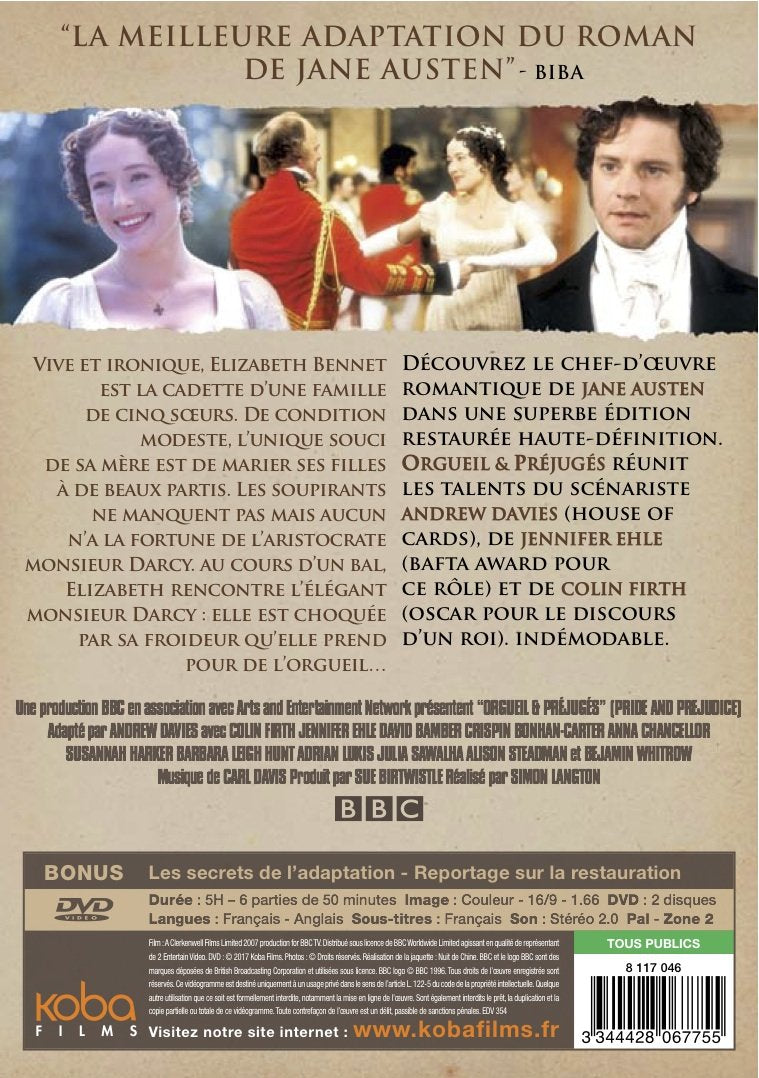 Orgueil En Prejuges (2 Dvd)  - (French Edition)
