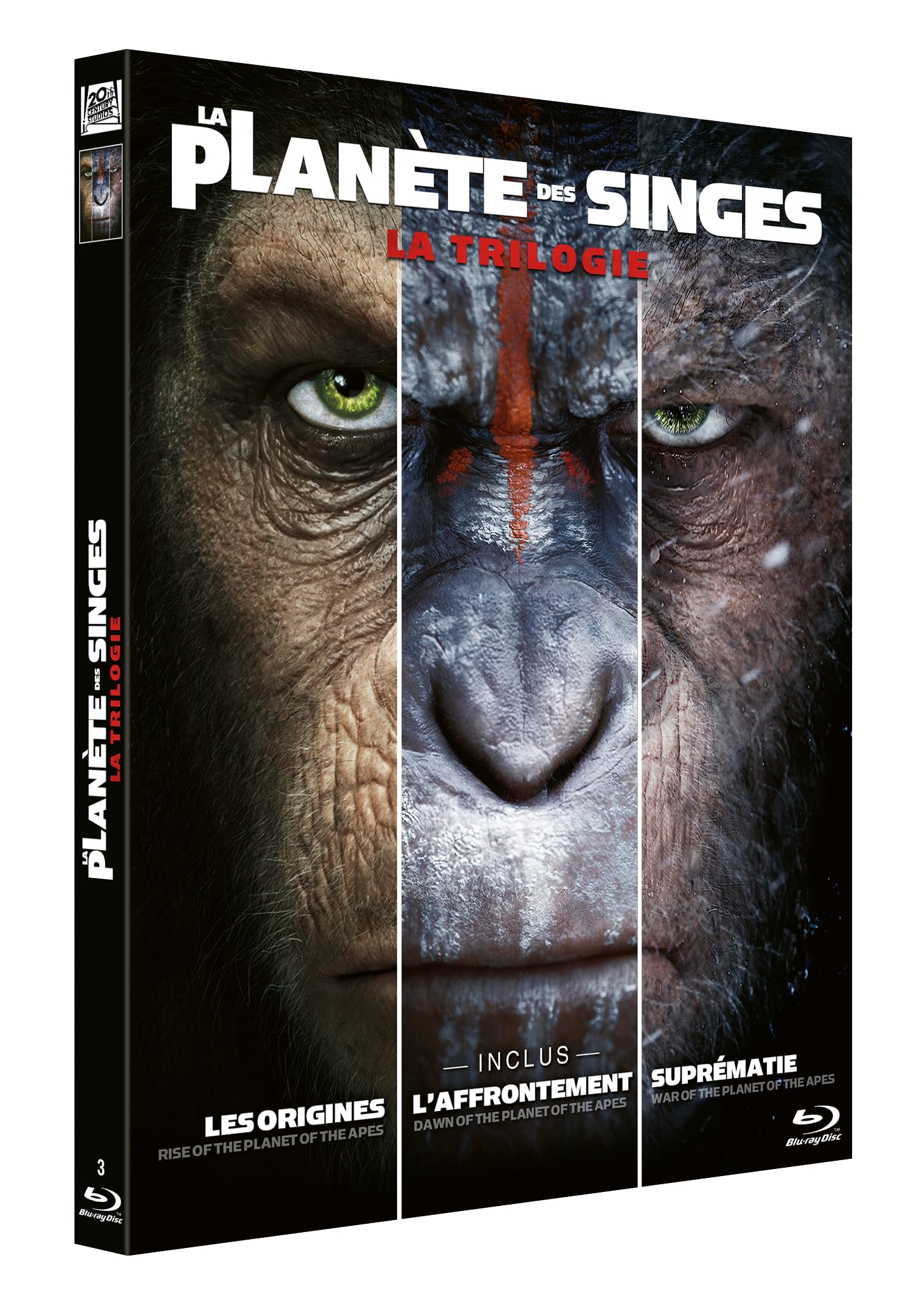COFFRET LA PLANETE DES SINGES - LA TRILOGIE - 3 BD