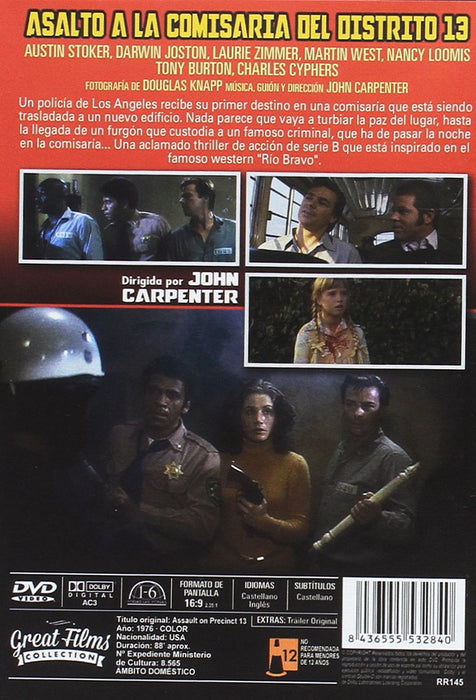 Asalto A La Comisaria Del Distrito 13  - (Spanish Edition)