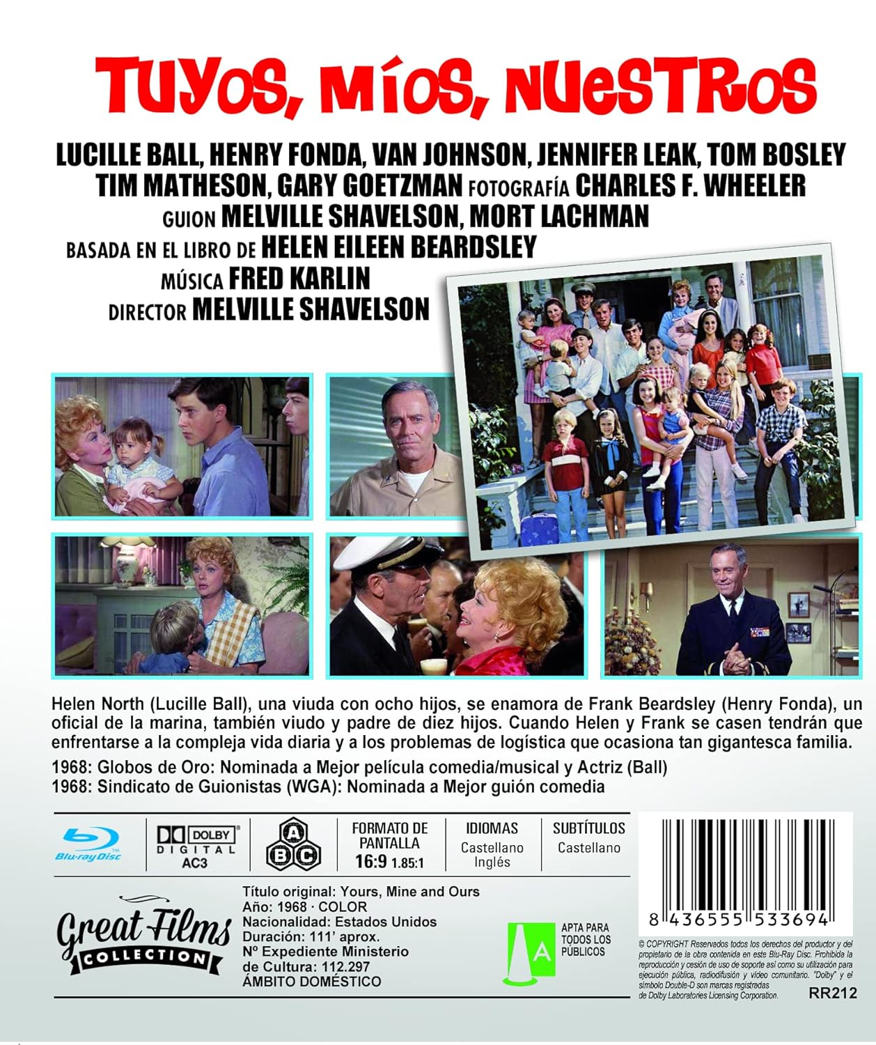 Tuyos, Mios, Nuestros (Yours, Mine and Ours) (Bd-R
