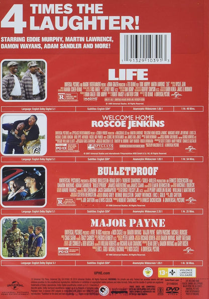 4 Movie Collection Comedy (Life/Welcome Home Roscoe Jenkins/MajorPayne)