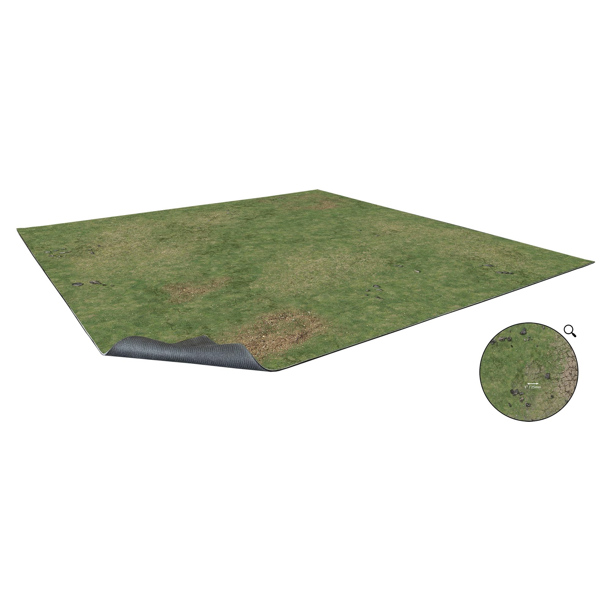 Battle Systems Grassy Fields Gaming Mat 2x2 - Grid