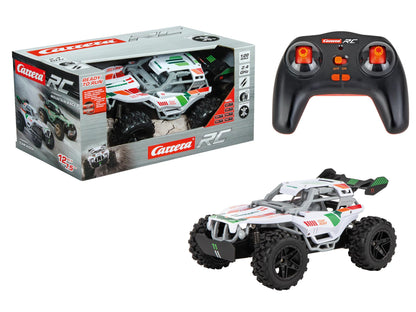 Carrera RC Team Rider 370200003 RC-buggy met volledige rij- en stuurfunctie, 2,4 GHz, volledig geveerd, luchtbanden, plezier voor buiten, avontuur in de tuin of in het park